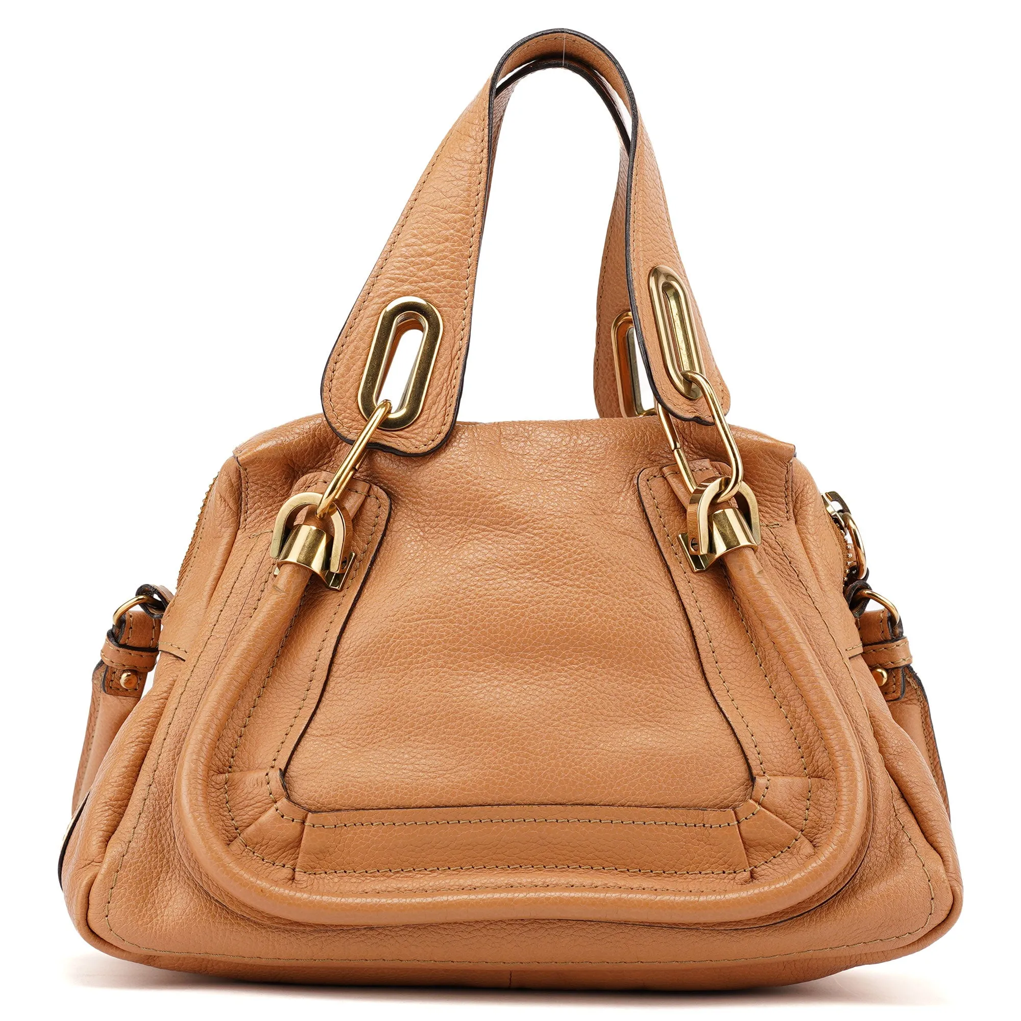 Light Brown Leather Paraty 2-Way Shoulder Bag
