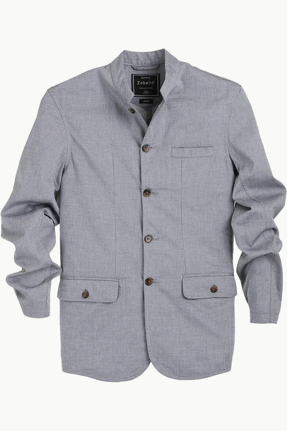 Lightweight Grey Nehru Jacket