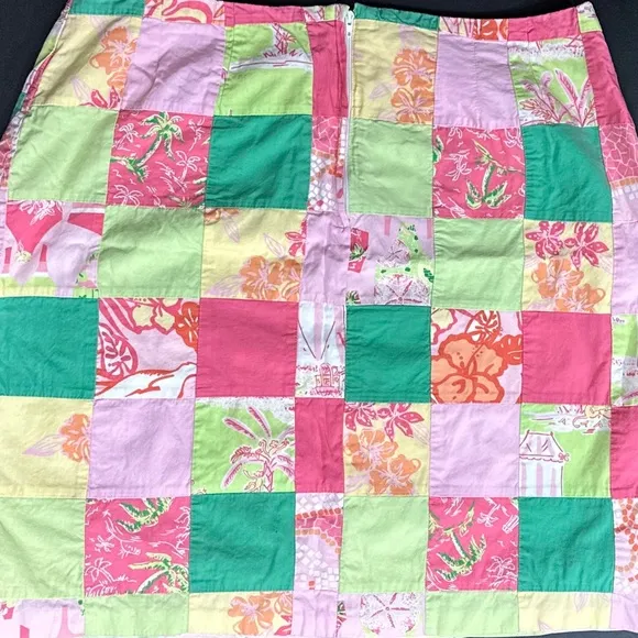 Lilly Pulitzer White Label Patchwork Skirt [1323]
