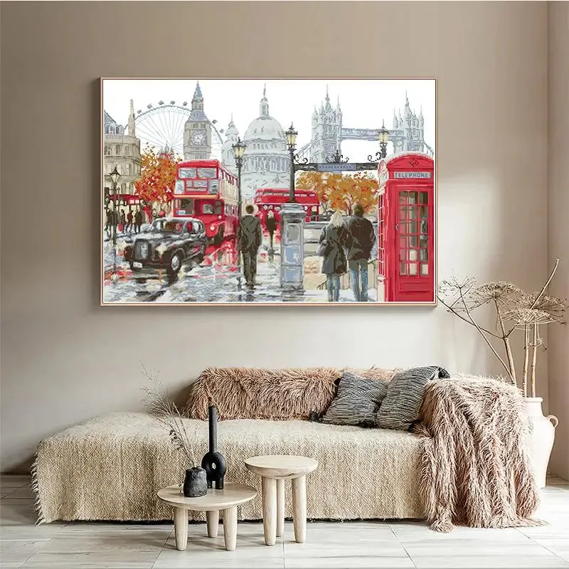 London Street Scene Pattern