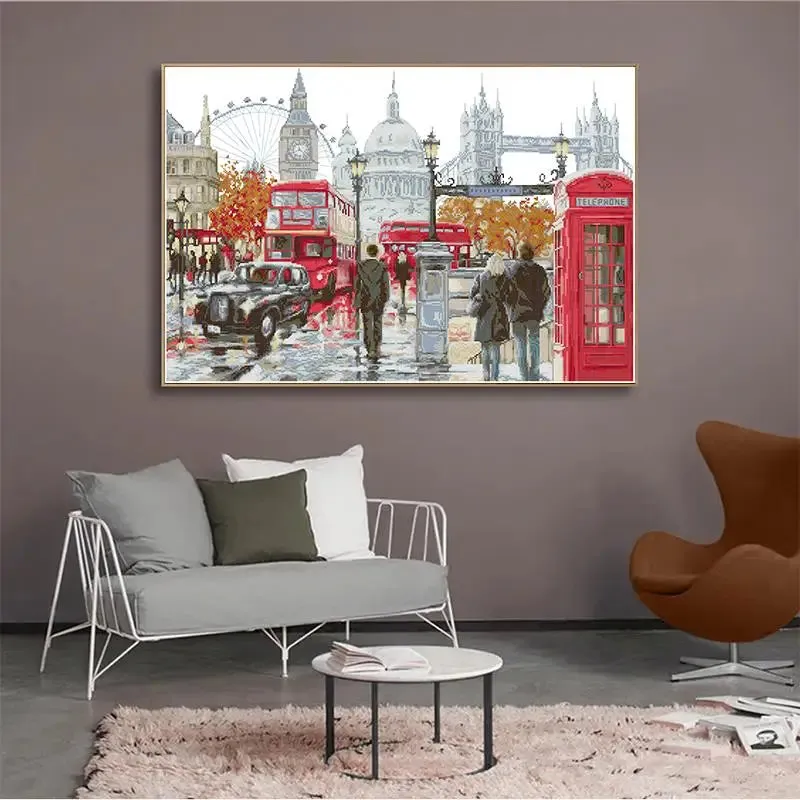 London Street Scene Pattern