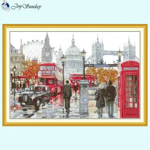 London Street Scene Pattern