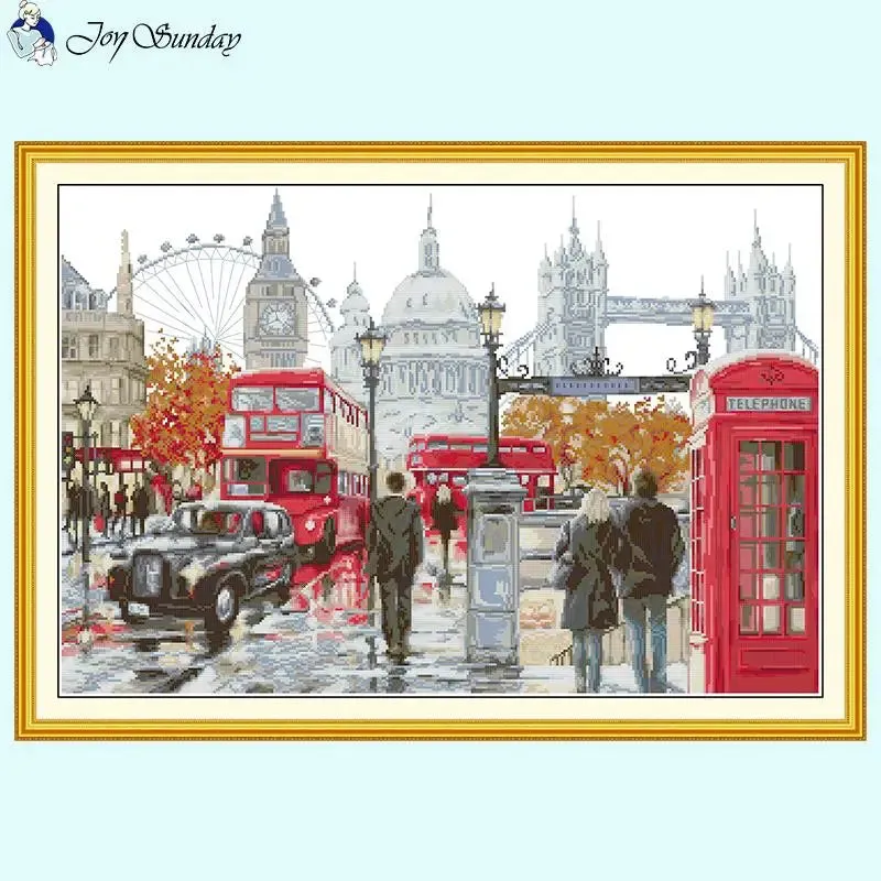 London Street Scene Pattern