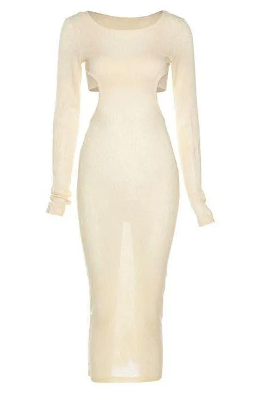 Long-sleeved two-piece dress