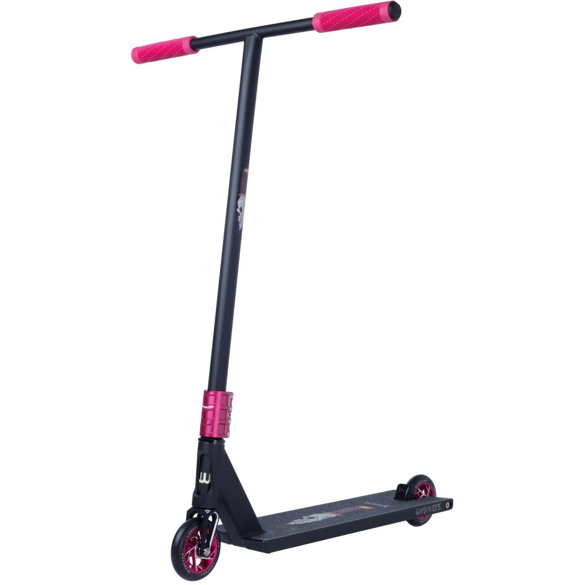 Longway Santa Muerte Trick Løbehjul - Black/Pink