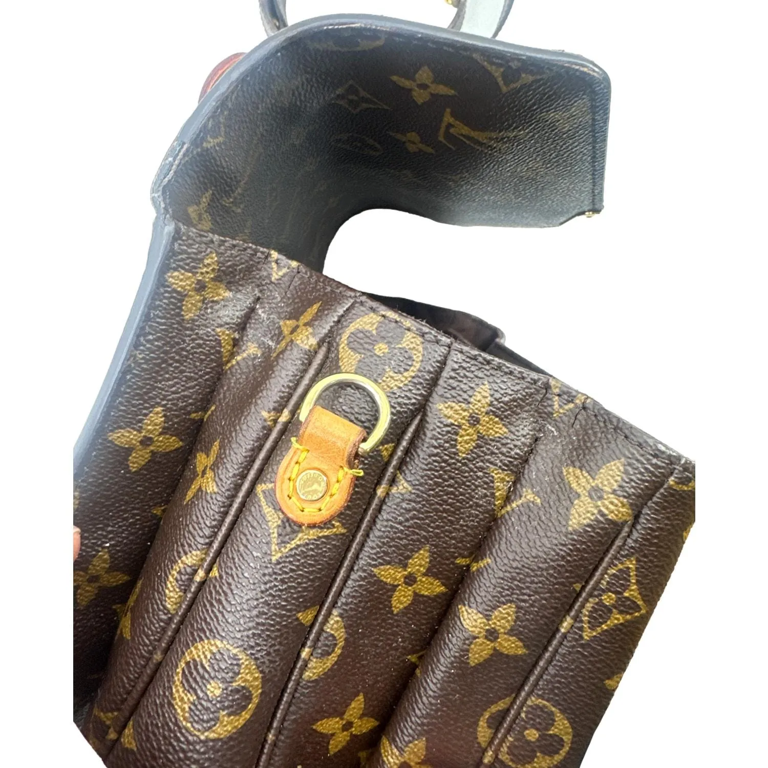 LOUIS VUITTON Metis Pochette Monogram Canvas Crossbody Bag Brown