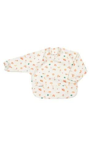 LouLou LOLLIPOP Long Sleeve Bib (French Breakfast)