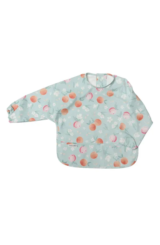 Loulou Lollipop - Long Sleeve Waterproof Bib - Peaches
