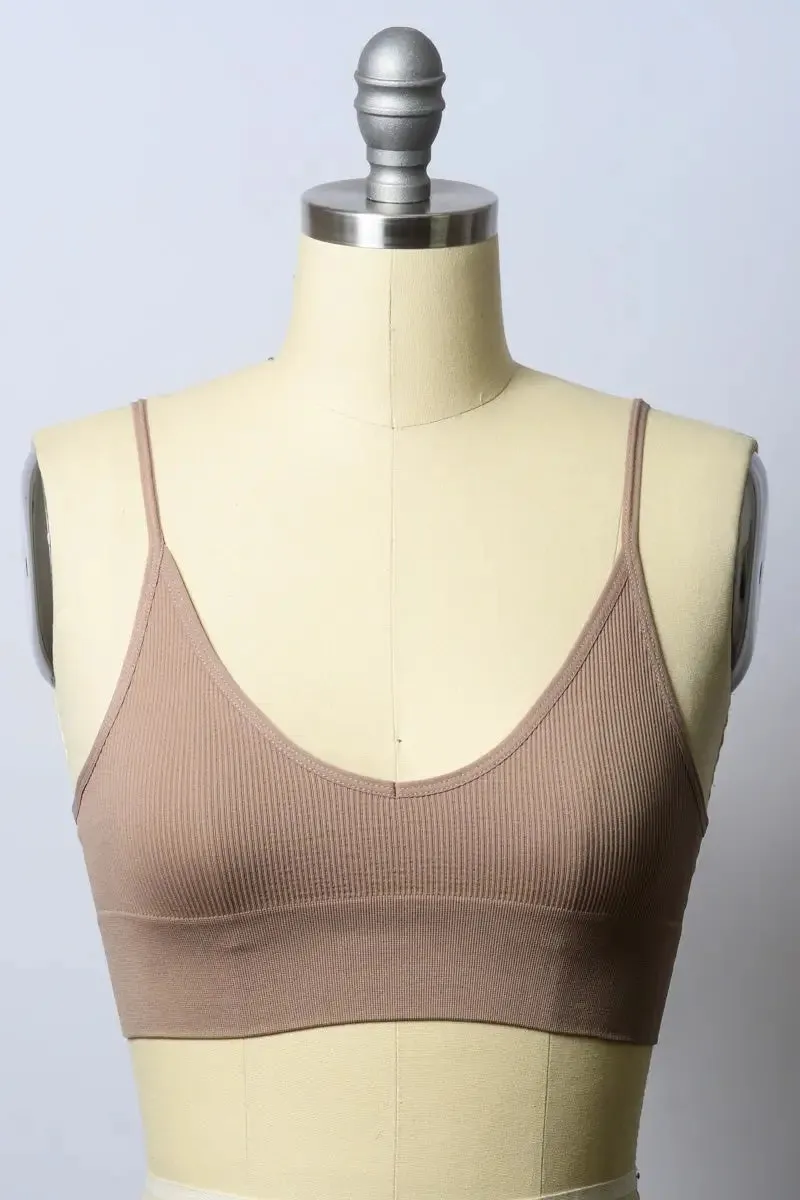 LOW BACK SEAMLESS BRALETTE TOP