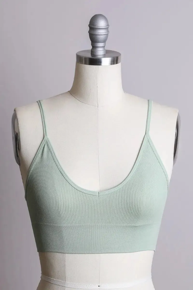 LOW BACK SEAMLESS BRALETTE TOP