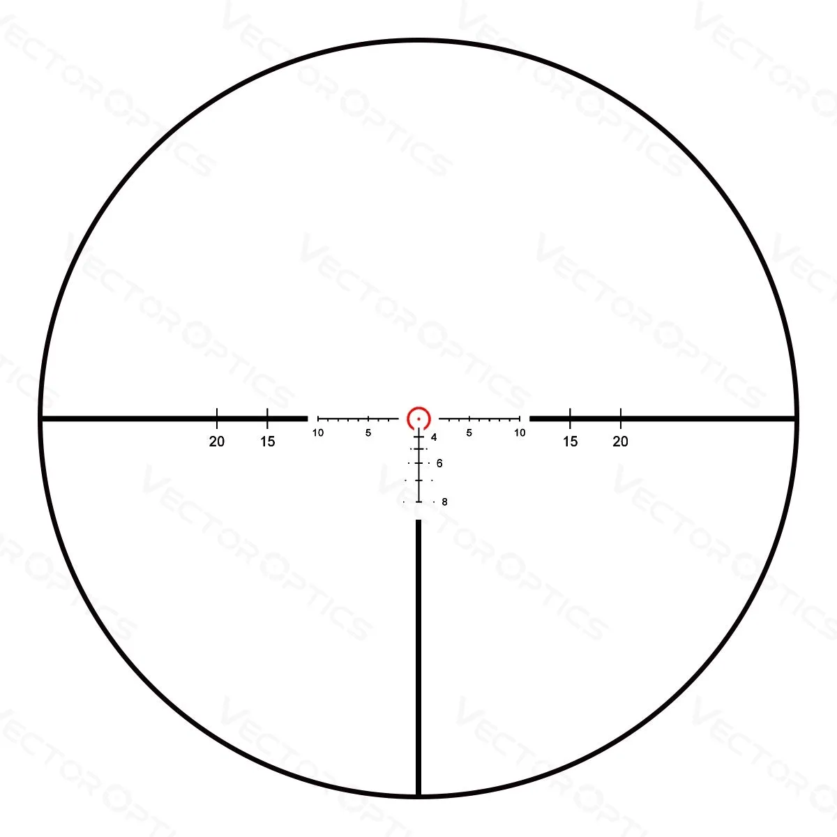 LPVO Riflescope CONTINENTAL X6 1-6x24 - Black