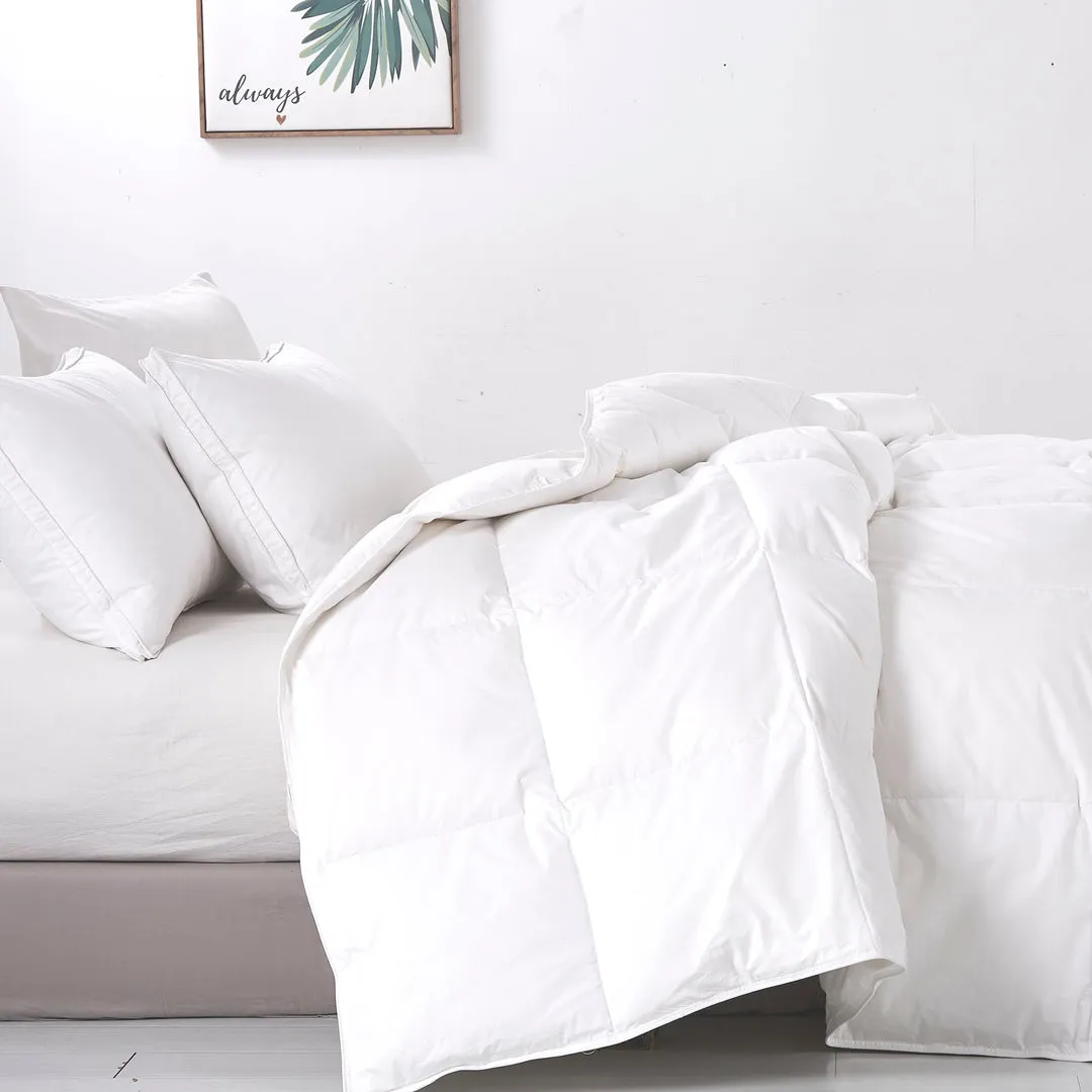Luxton All Seasons Goose Feather 90 Down & 10 Feather Quilt