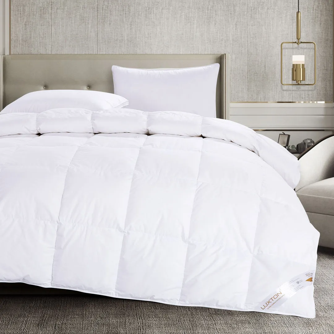 Luxton All Seasons Goose Feather 90 Down & 10 Feather Quilt