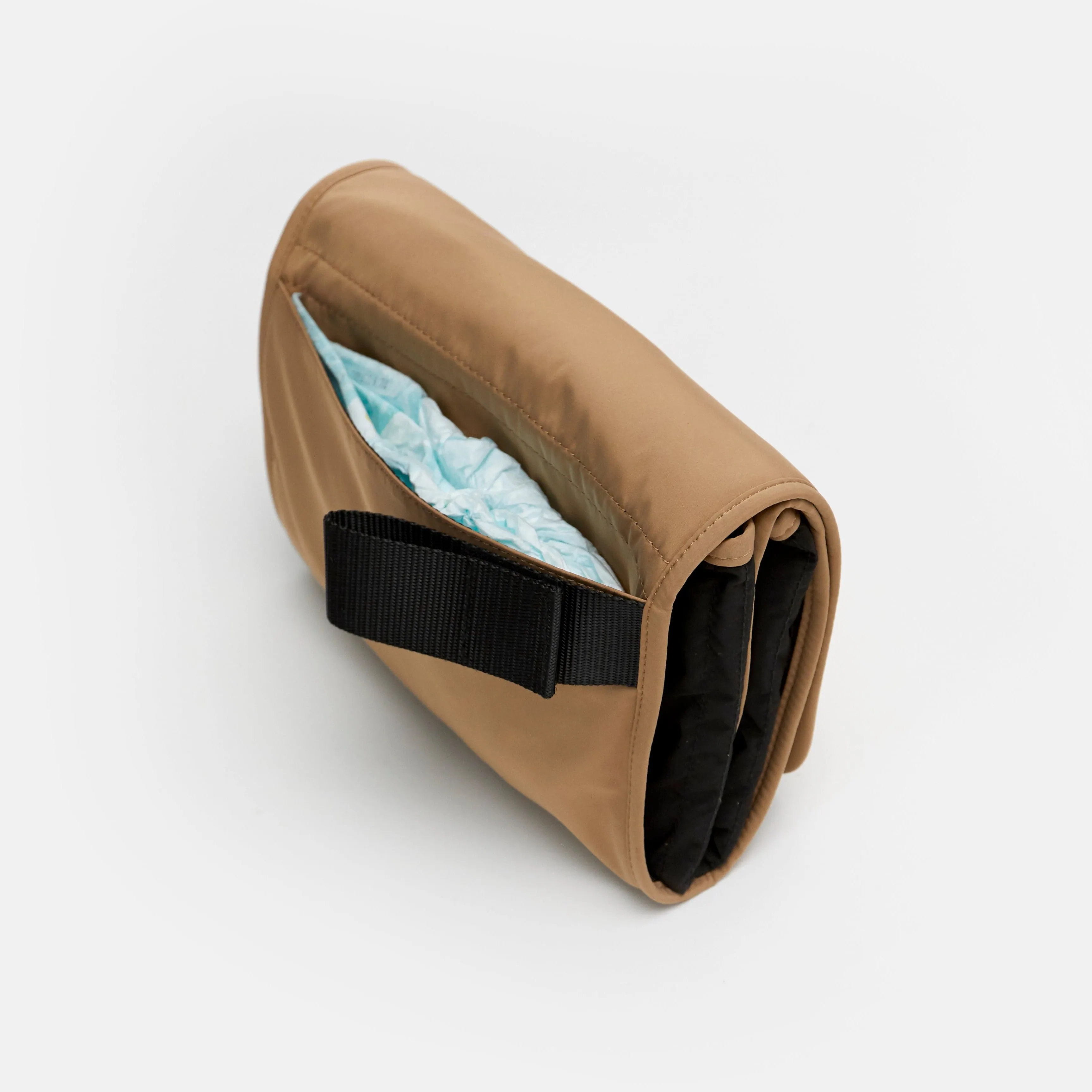 Maggie Fold-Away Travel Changing Mat (Camel)