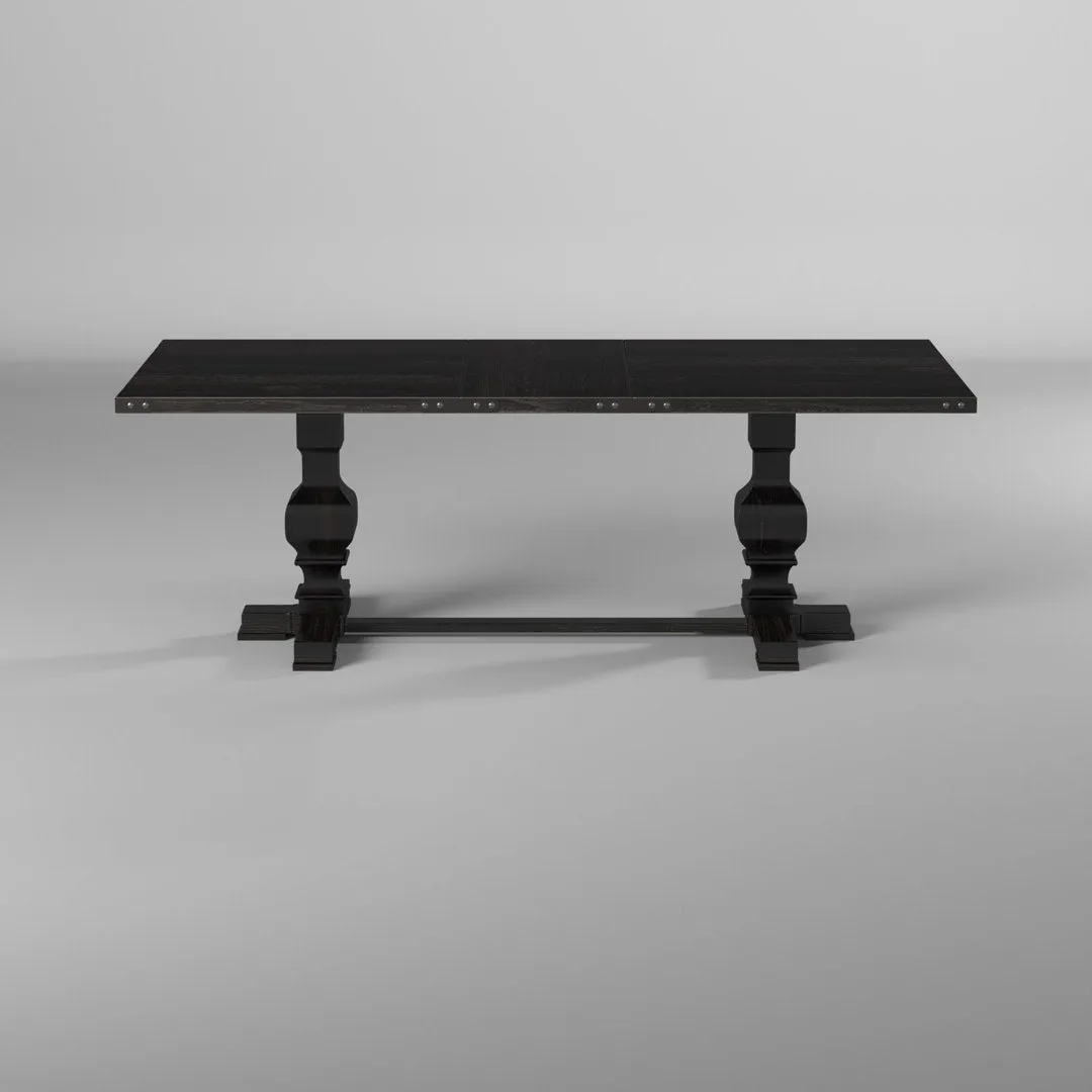Manchester Dining Table, Vintage Black Darby Home Co