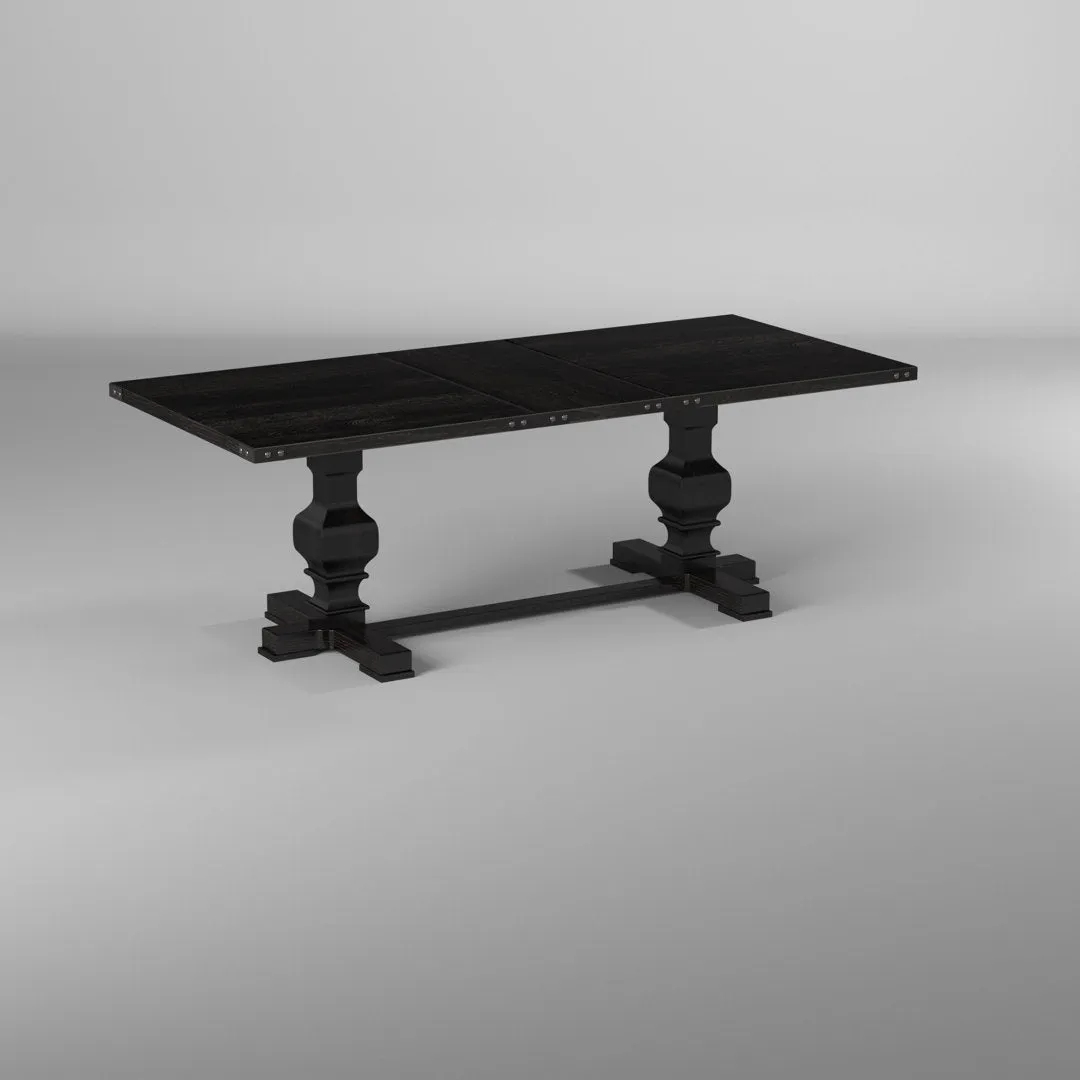 Manchester Dining Table, Vintage Black Darby Home Co