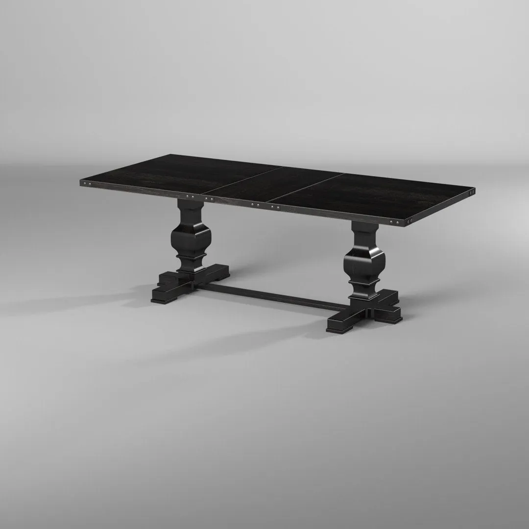 Manchester Dining Table, Vintage Black Darby Home Co