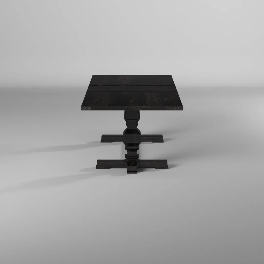 Manchester Dining Table, Vintage Black Darby Home Co
