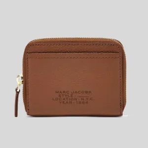 MARC JACOBS Leather The Zip Around wallet Argan Oil RB-S134L01RE22