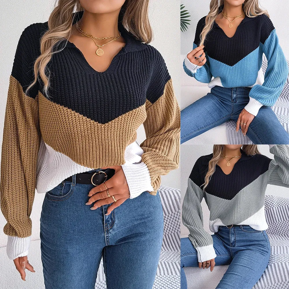Maribell  | Comfortable Patchwork Sweater