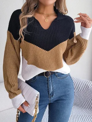 Maribell  | Comfortable Patchwork Sweater