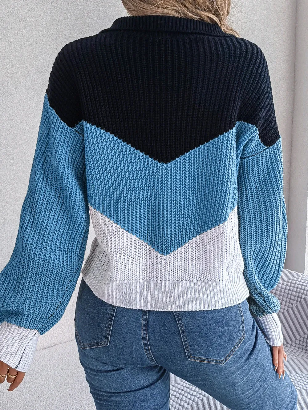 Maribell  | Comfortable Patchwork Sweater
