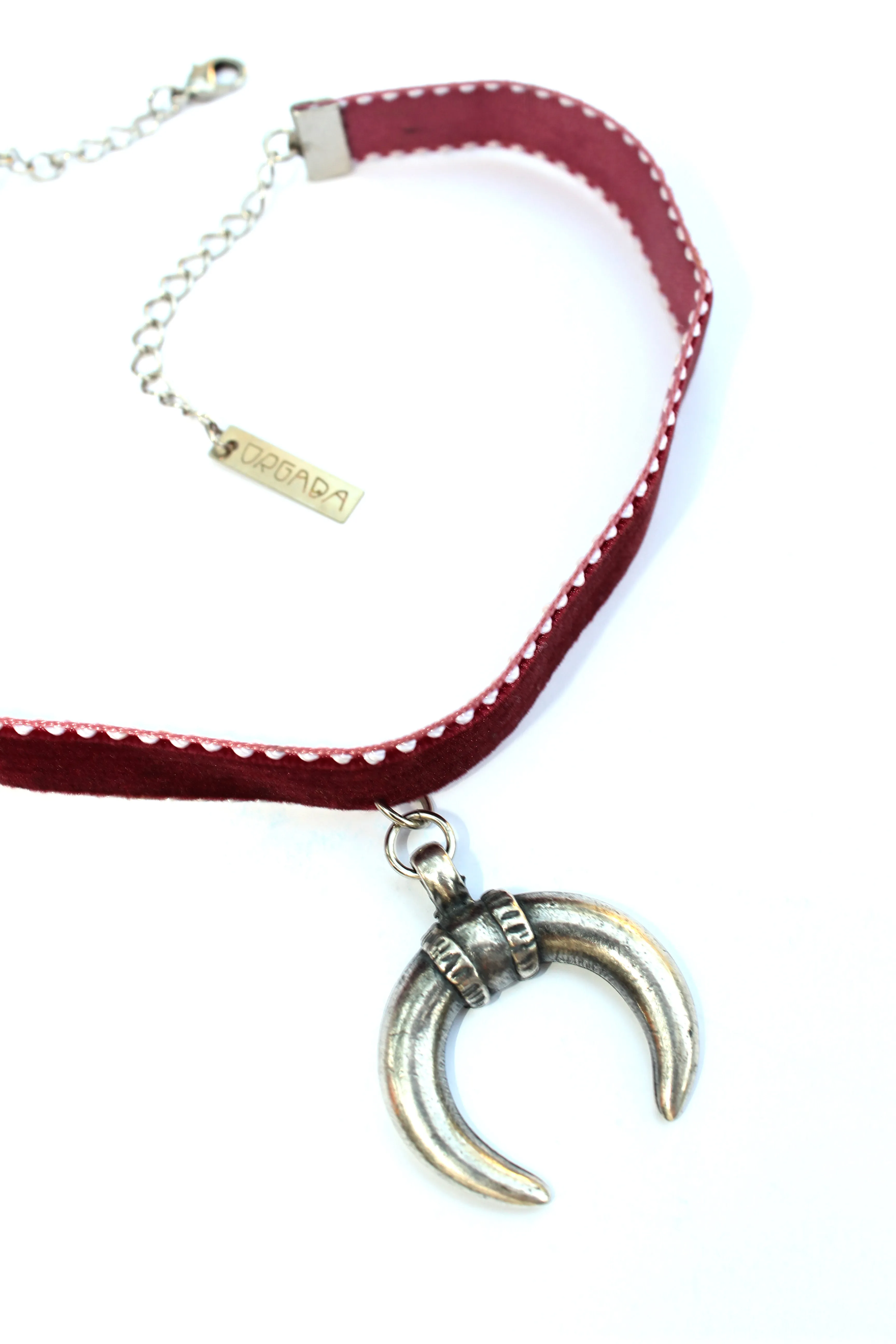 Maroon Gypsy Luna Choker