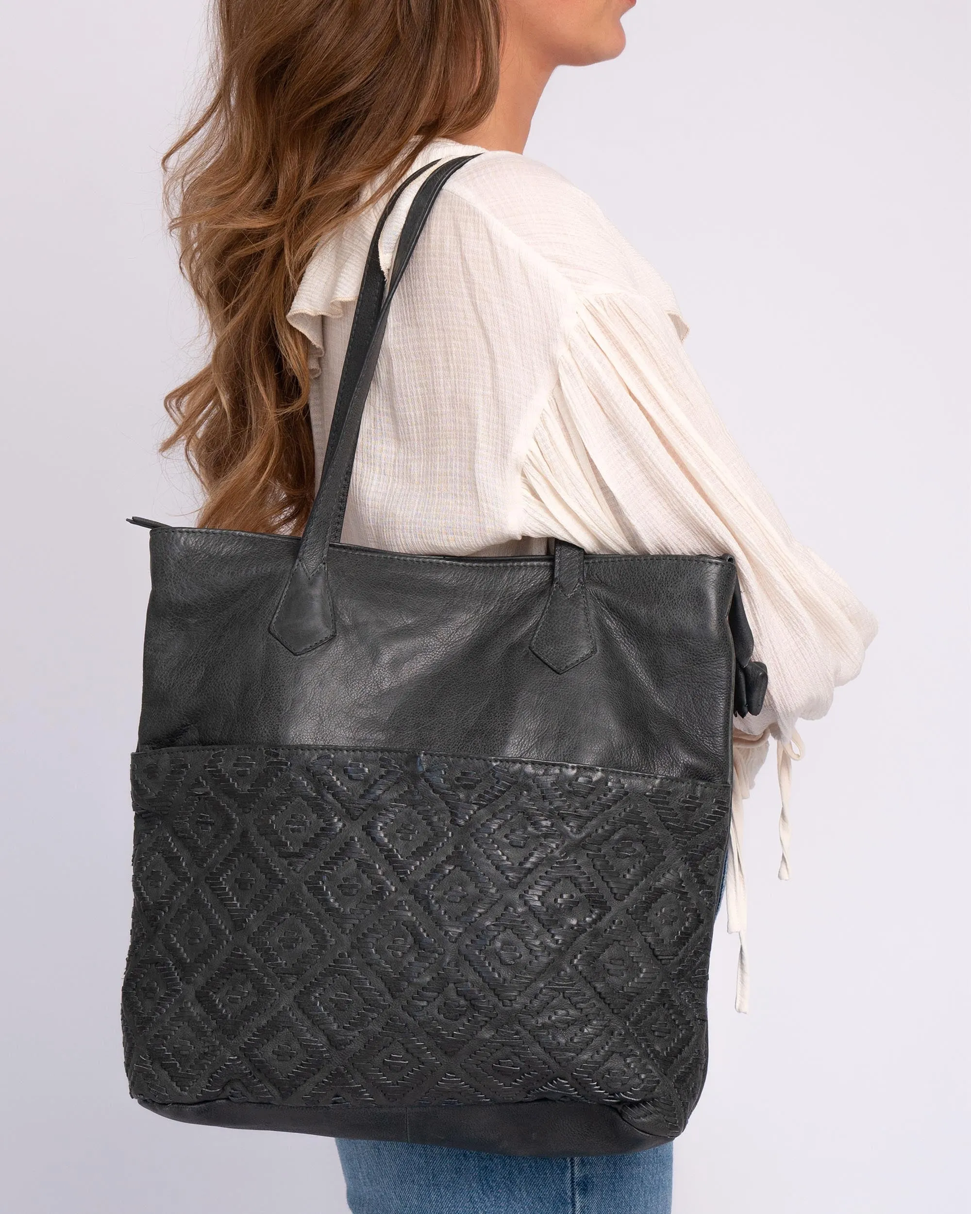 Mast | Large Leather Tote Bag