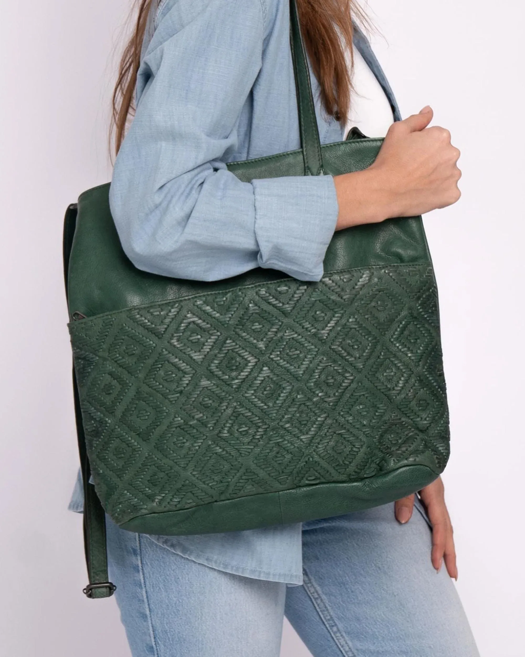 Mast | Large Leather Tote Bag