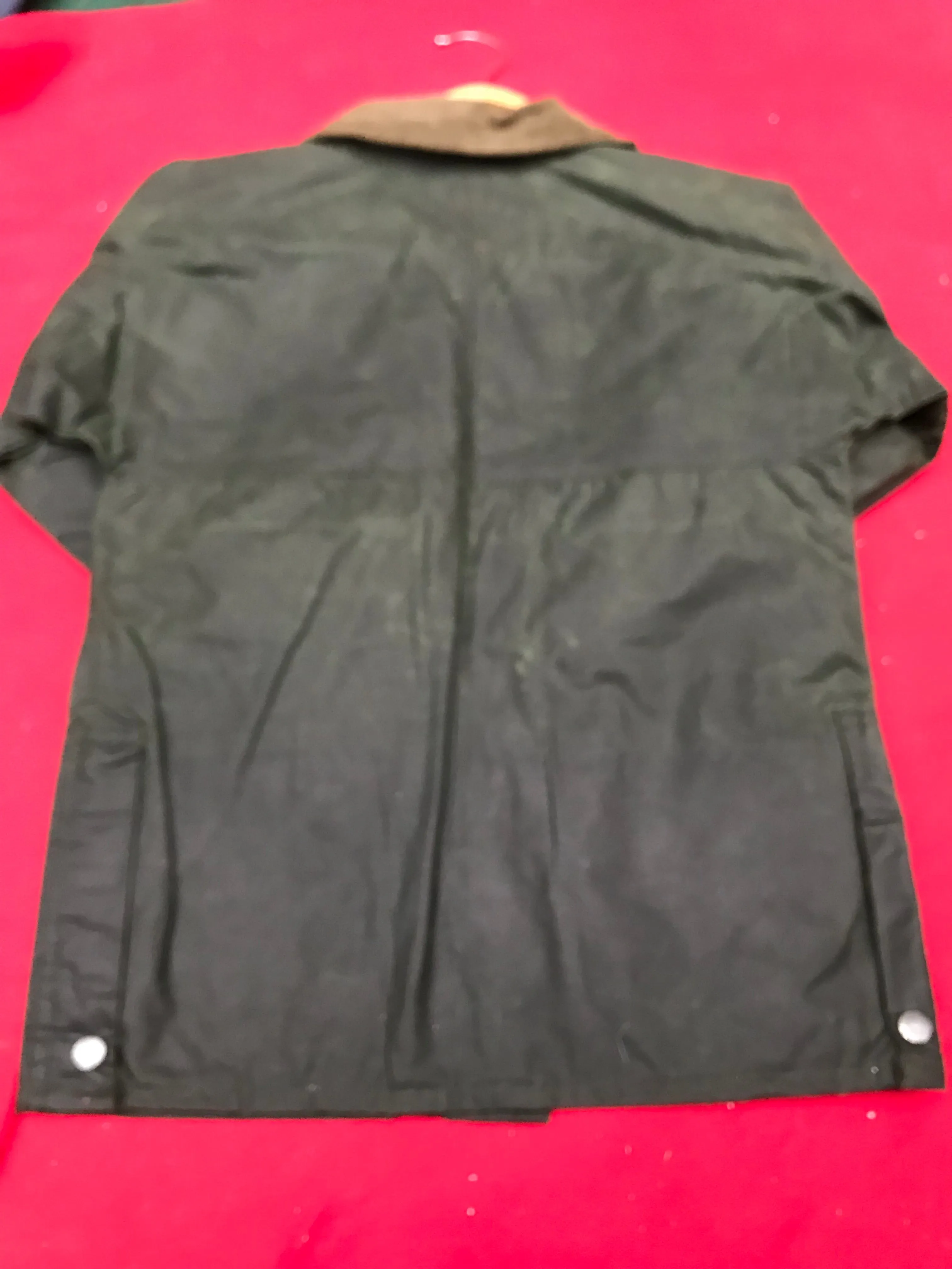 masta wax coat size 24” green FREE POSTAGE