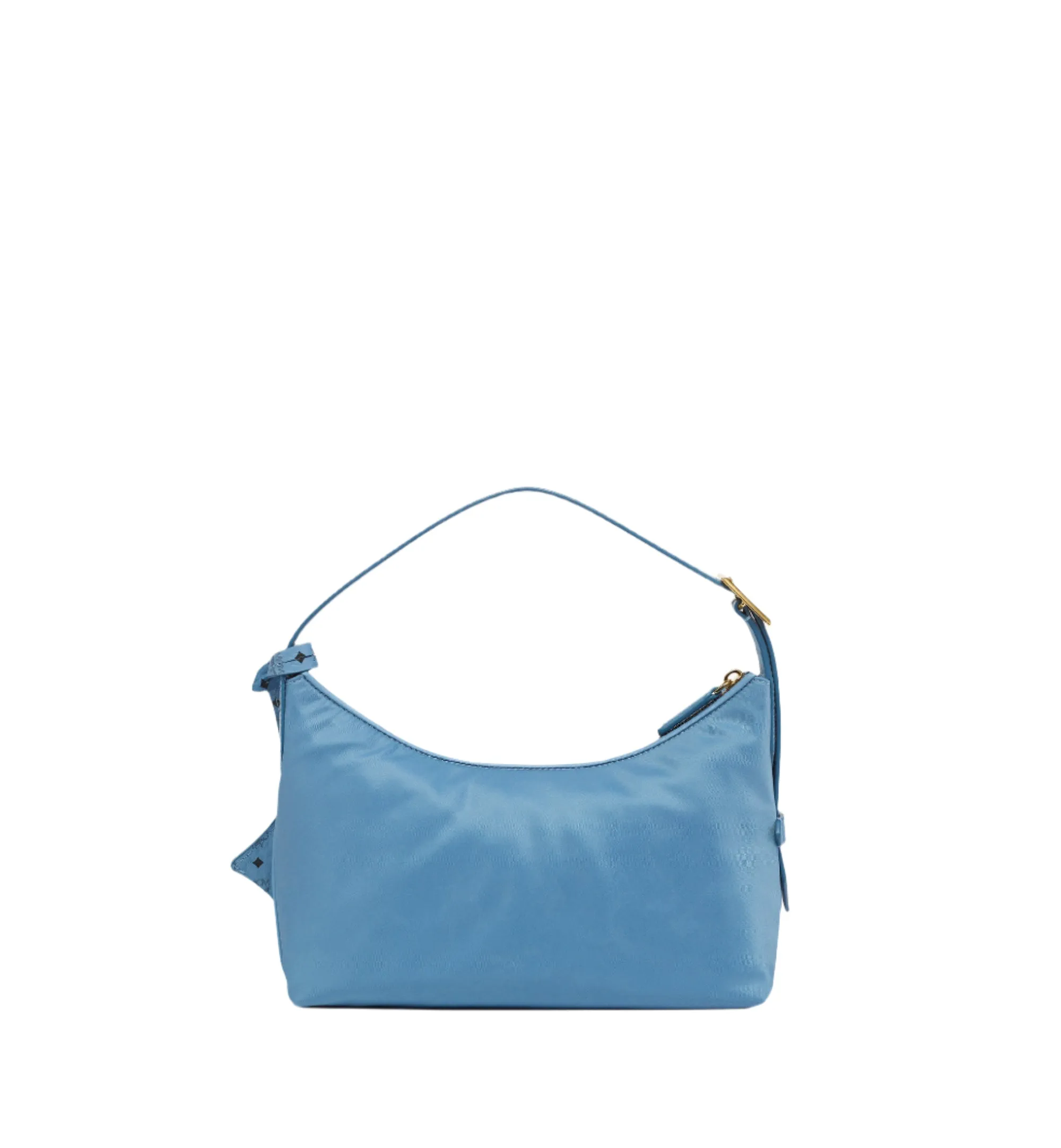 MCM Women's Aren Hobo in Recycled Nylon and Monogram Print Leather