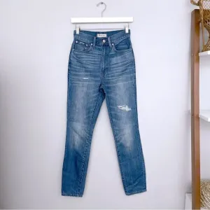 Medium Blue Wash Skinny Jeans