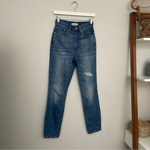 Medium Blue Wash Skinny Jeans