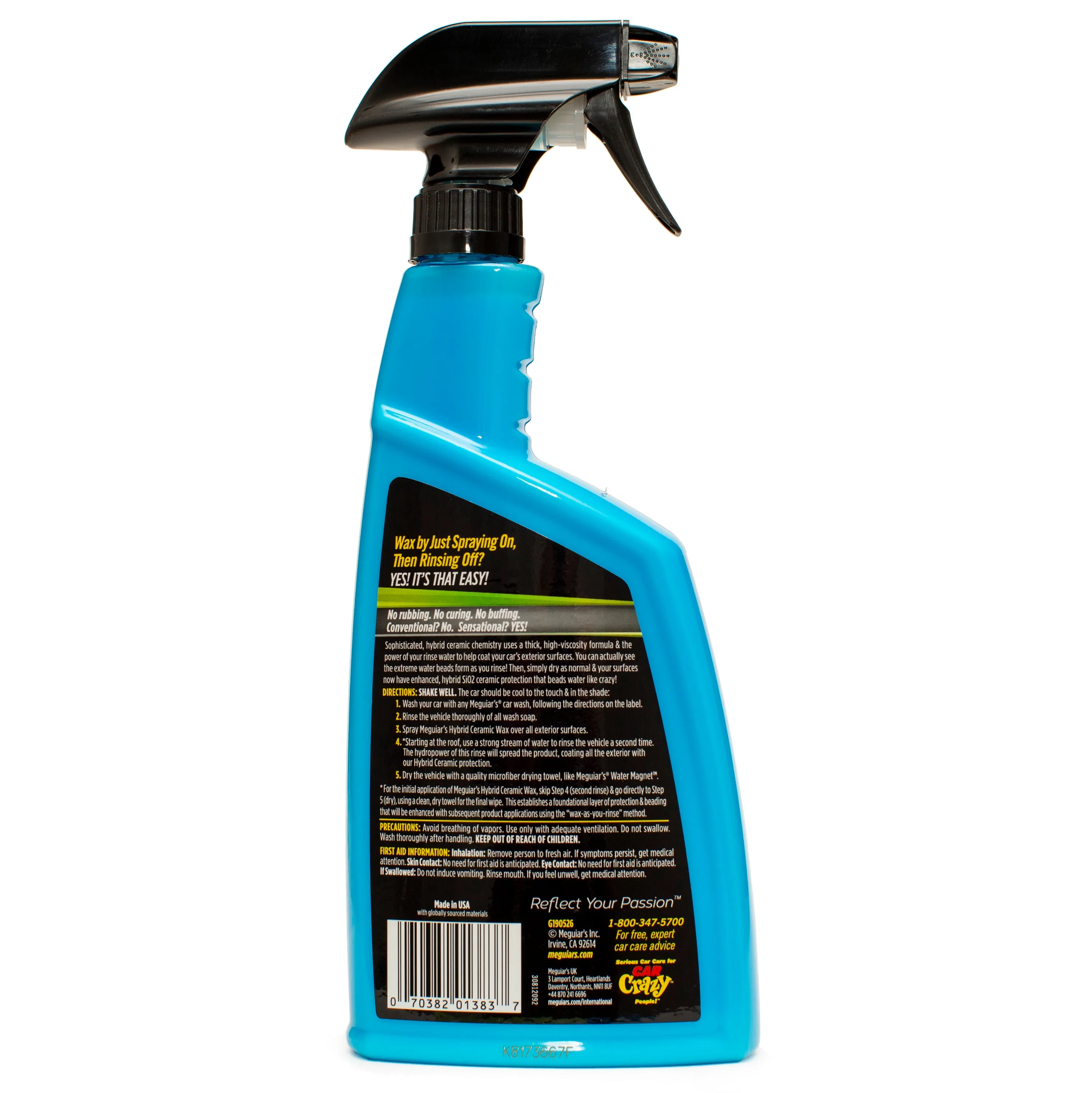 Meguiar's Hybrid Ceramic Wax Spray (G190526)