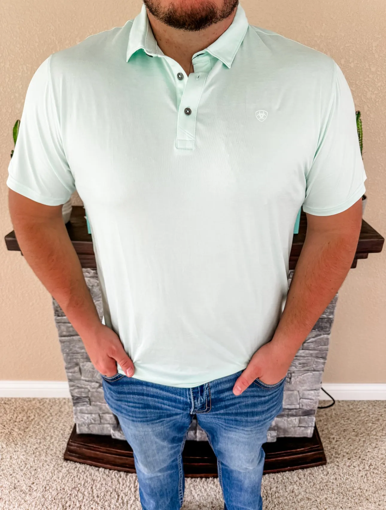 Men’s Ariat Silver Lining Polo
