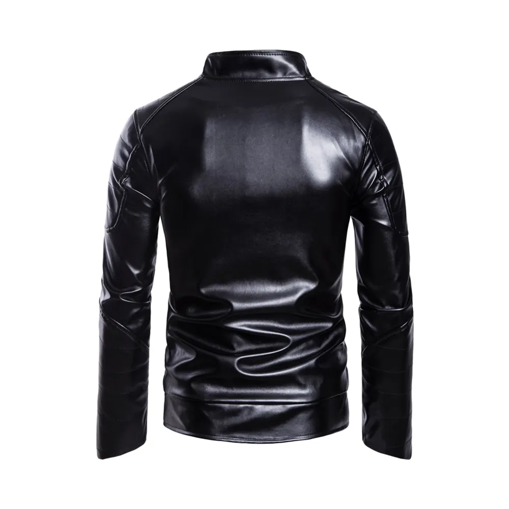 Men's Diamond Quilted Genuine Leather Jacket