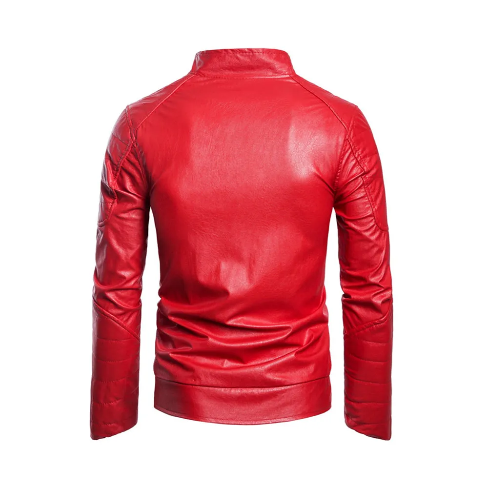Men's Diamond Quilted Genuine Leather Jacket