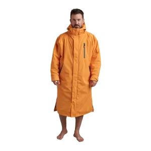 Men's Long Sleeve Waterproof Dry Changing Robe Alter Evo - Bitter Orange