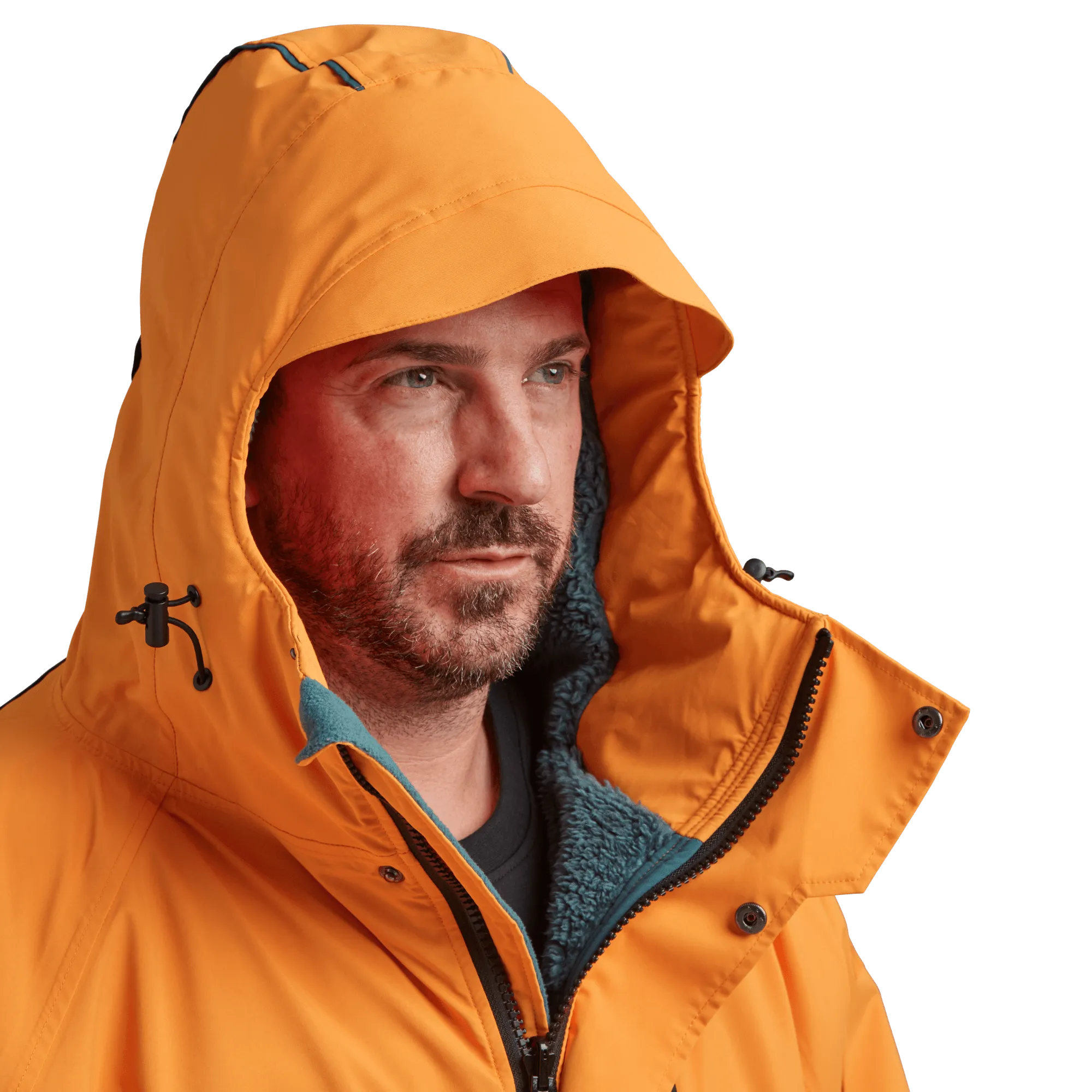 Men's Long Sleeve Waterproof Dry Changing Robe Alter Evo - Bitter Orange