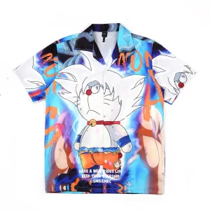 Men's Notorious Animated Designed Aloha Shirt