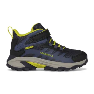 Merrell Moab Speed 2 Mid WP Hiker - Navy/Hi Viz