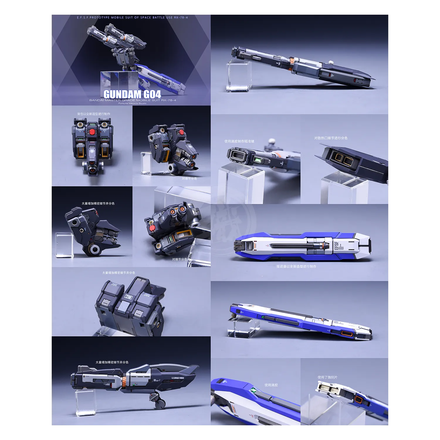 MG RX-78-4 Gundam Unit 4 ["G04"] Resin Conversion Kit [Preorder Q1 2025]
