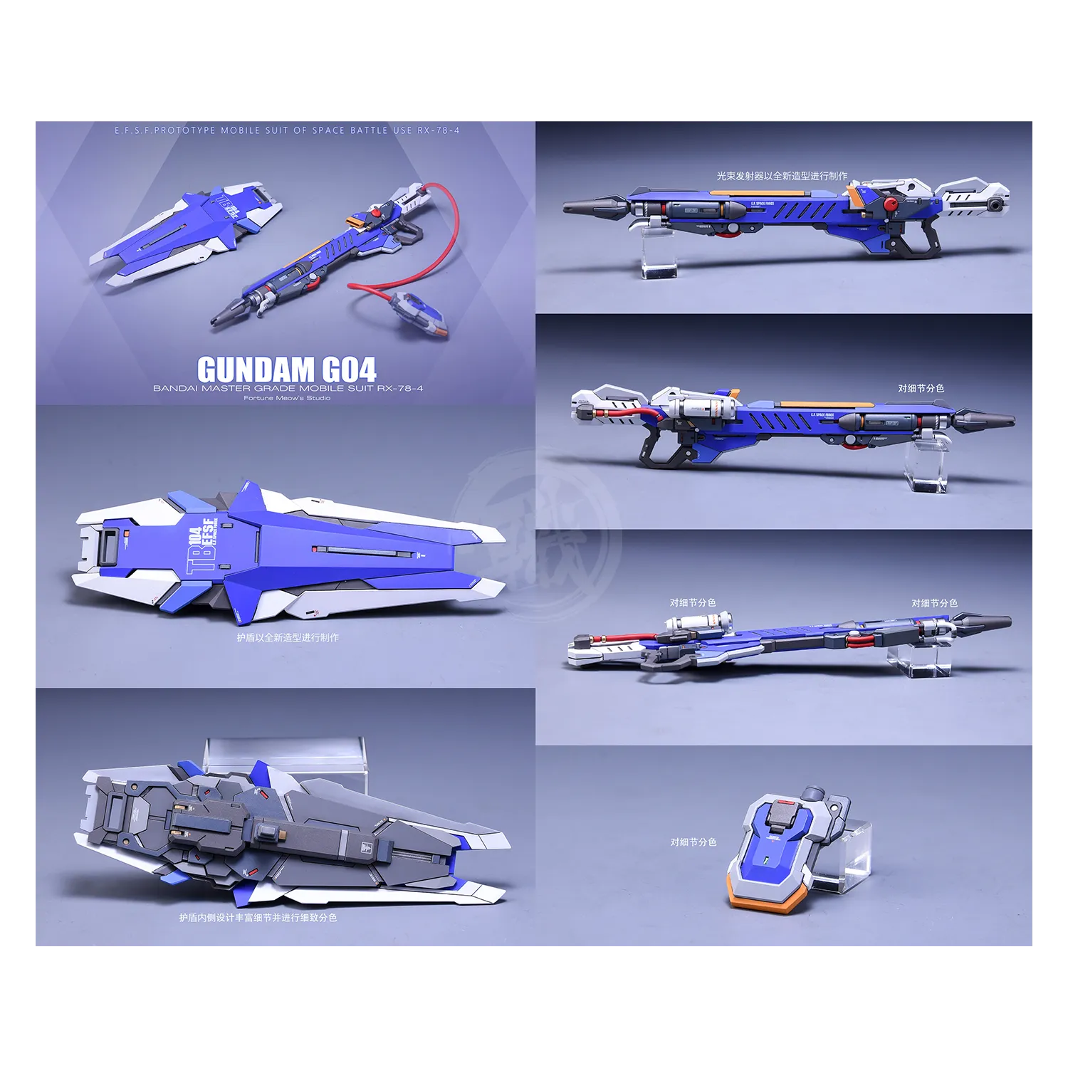MG RX-78-4 Gundam Unit 4 ["G04"] Resin Conversion Kit [Preorder Q1 2025]