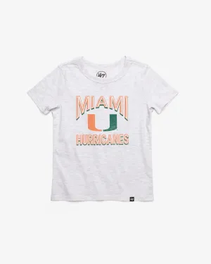 MIAMI HURRICANES FAN OUT '47 FRANKLIN TEE KIDS