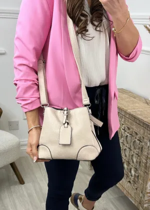 Mikela Beige Crossbody Bag