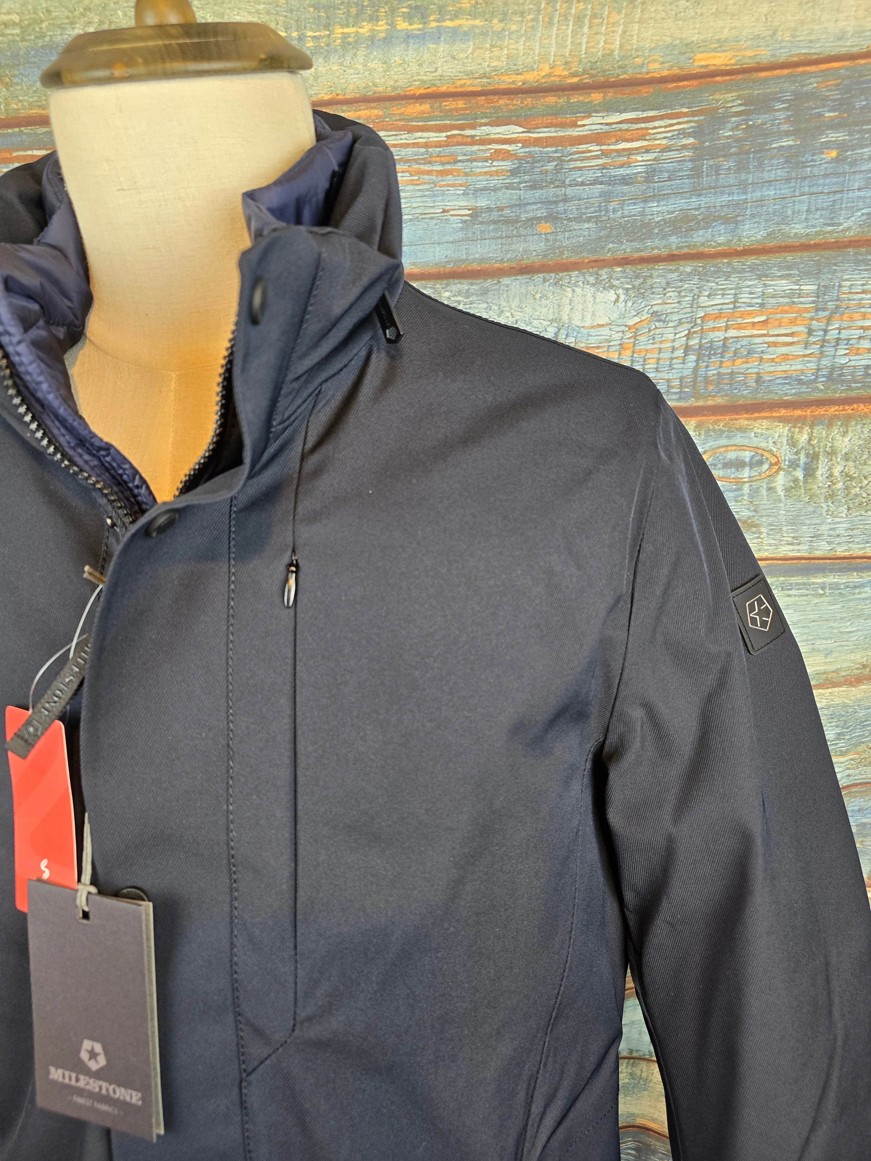 Milestone Midnight Navy Waterproof Coat