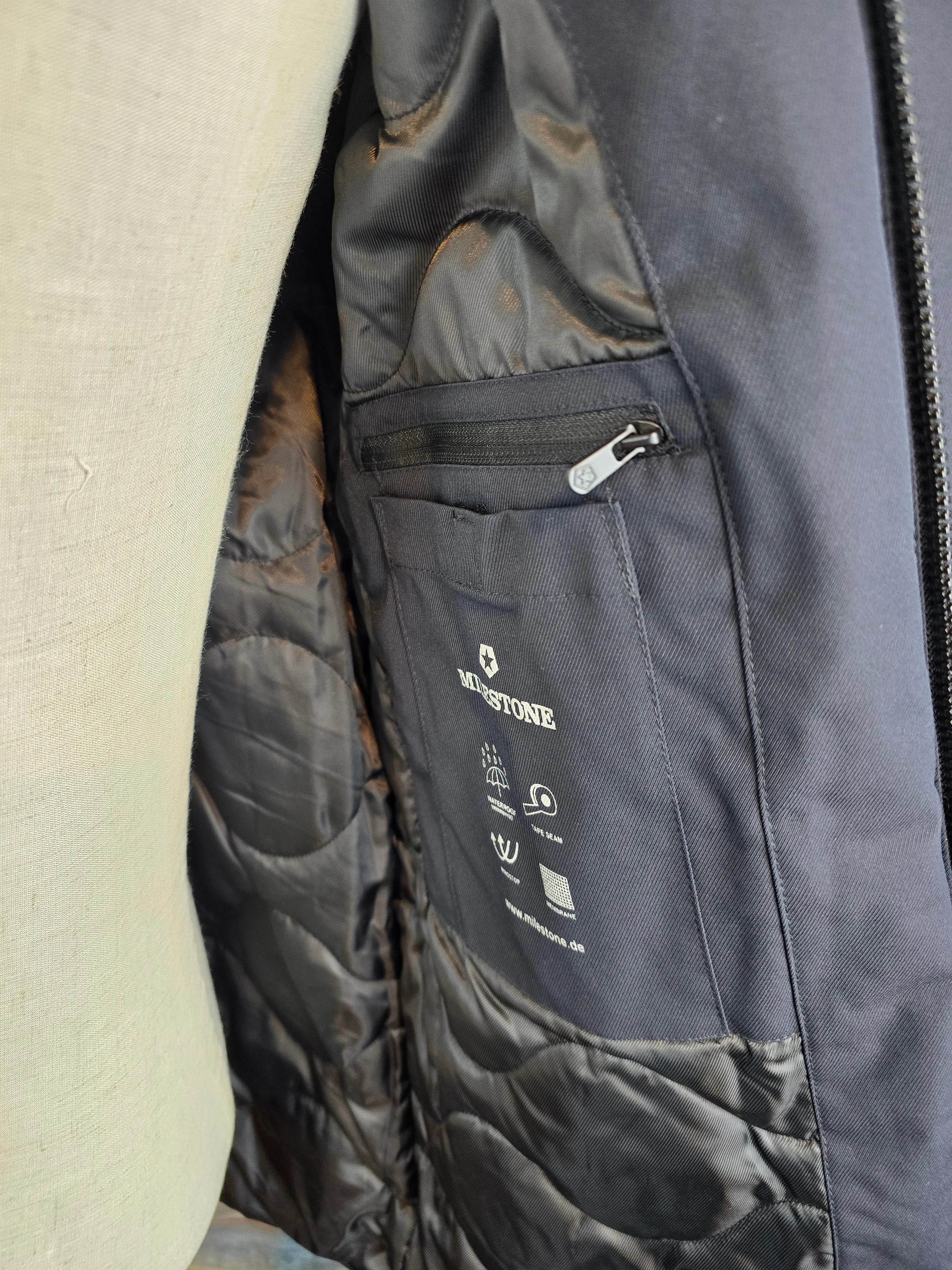 Milestone Midnight Navy Waterproof Coat