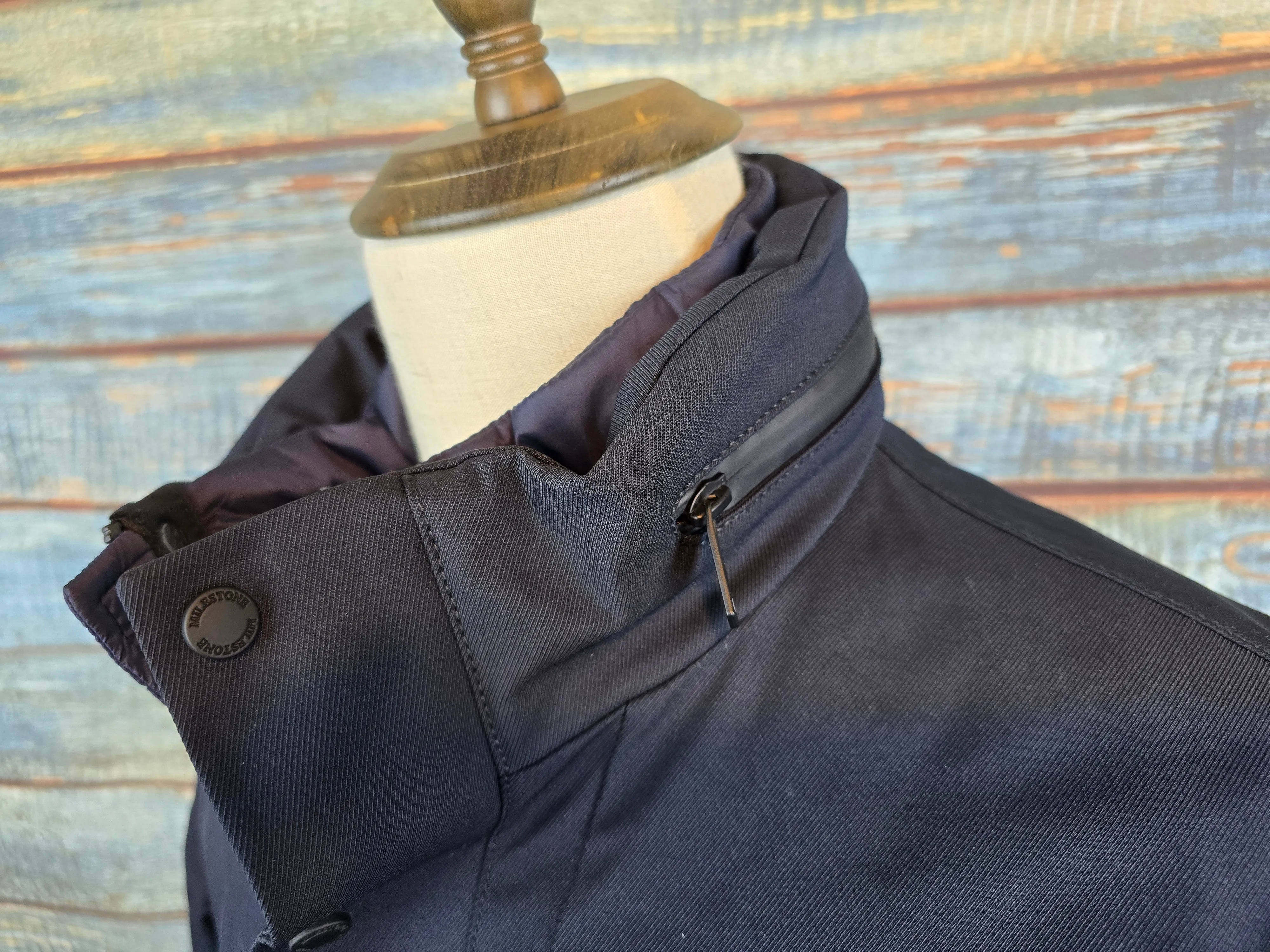 Milestone Midnight Navy Waterproof Coat