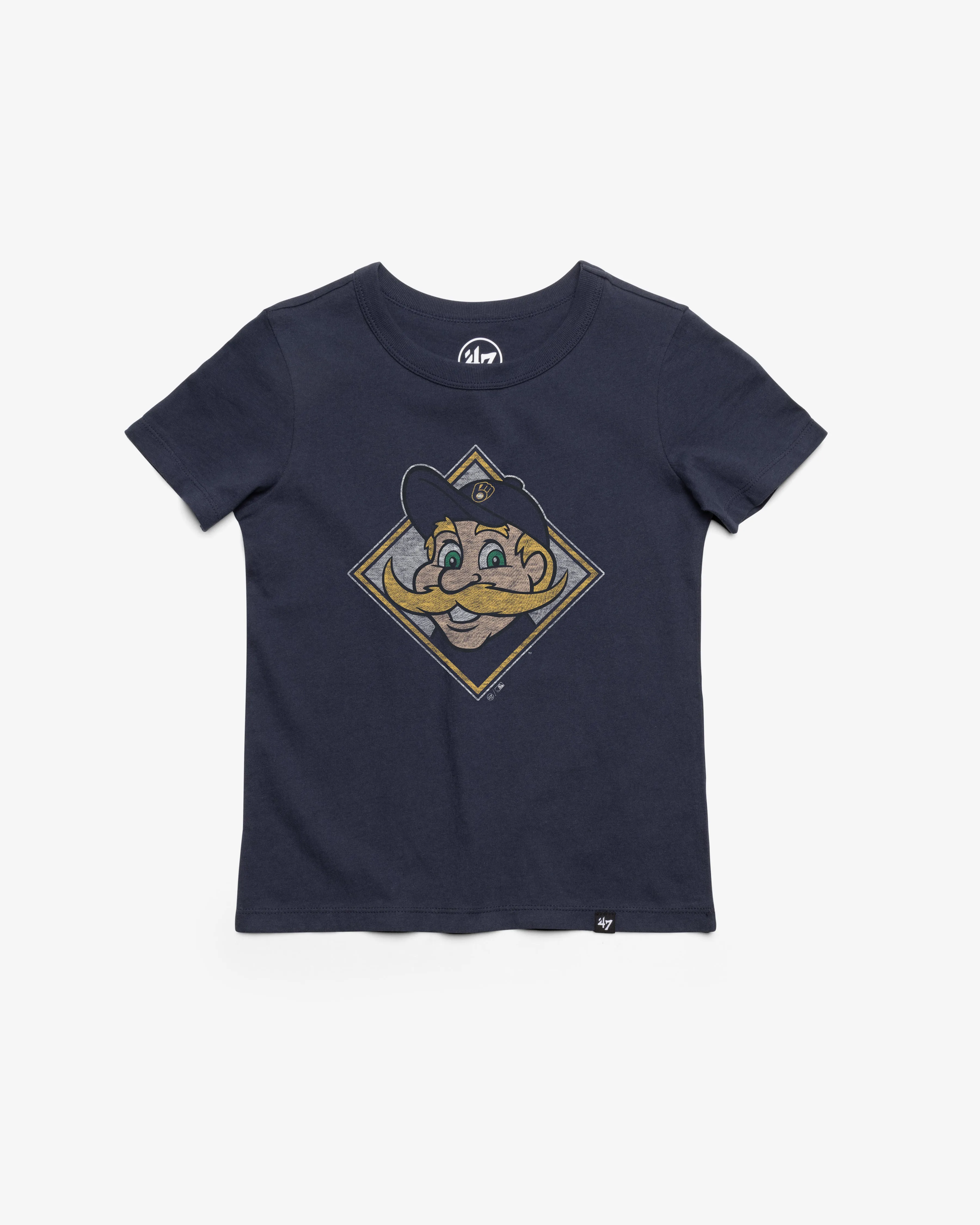 MILWAUKEE BREWERS MASCOT PREMIER '47 FRANKLIN TEE KIDS