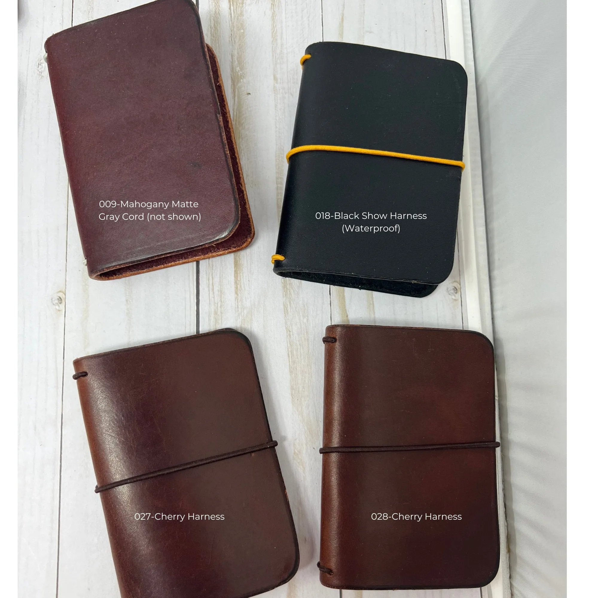 MINI Traveler, EDC notebook cover, Leather Travelers Notebook, 2 Inserts Included